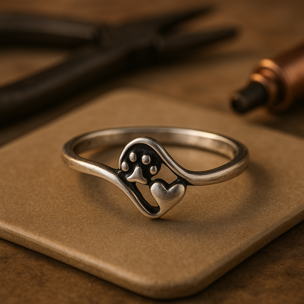 Anello Zampa & Cuore