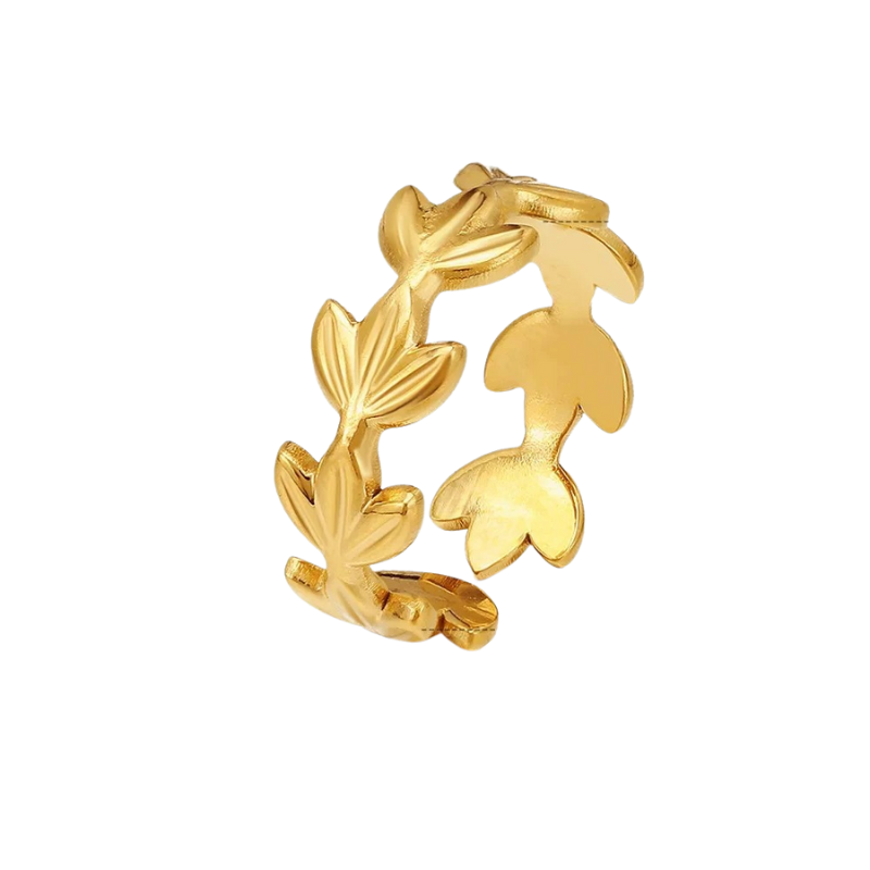 Anello regolabile ispirato alla natura