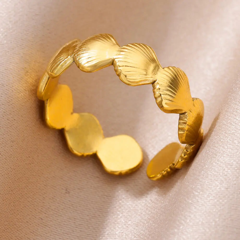 Anello a fascia a petalo