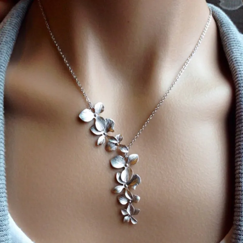 Collana Fiore in Argento Vintage