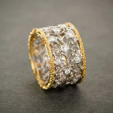 Anello Ivy con Zirconia Vintage