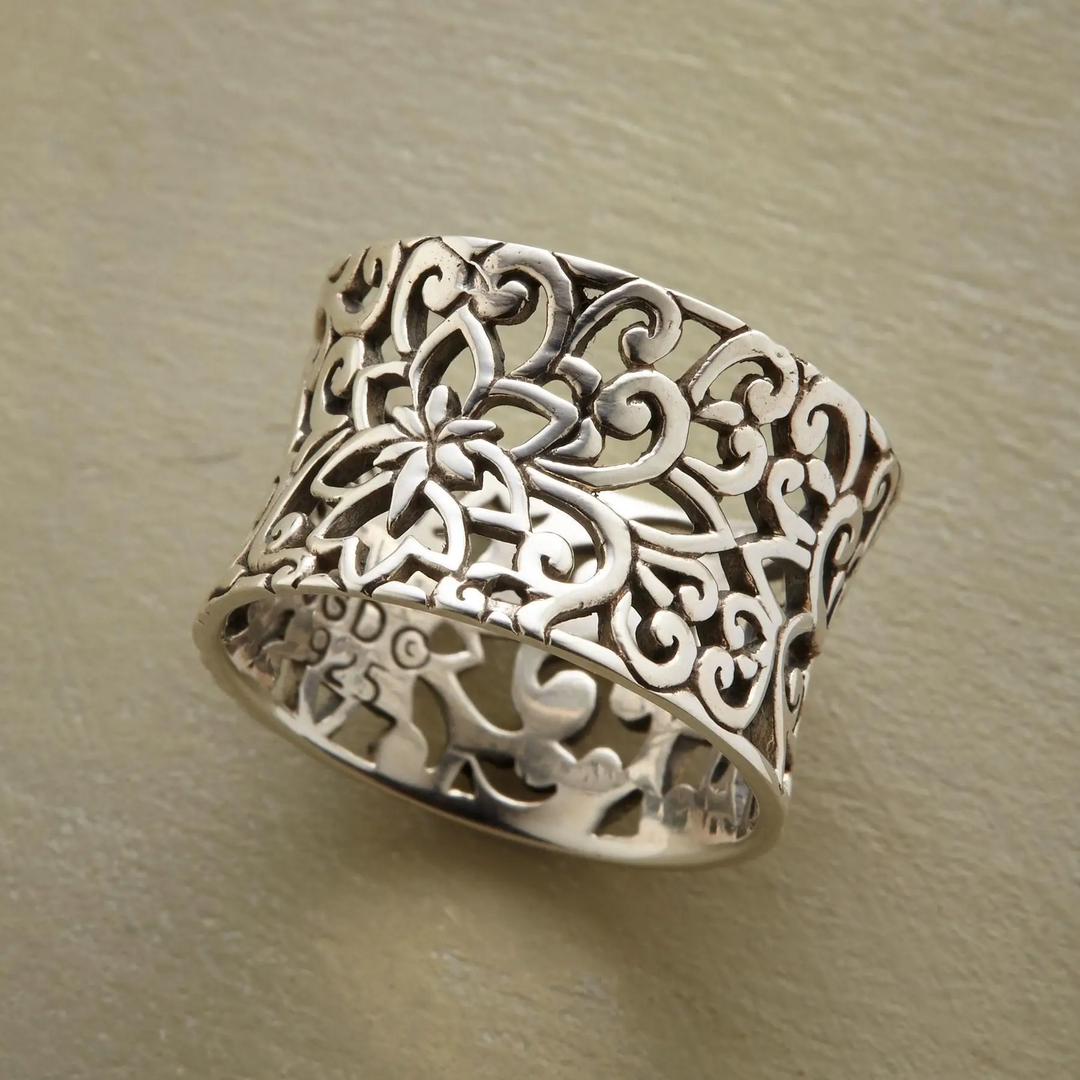 Anello Vuoto in Argento Vintage