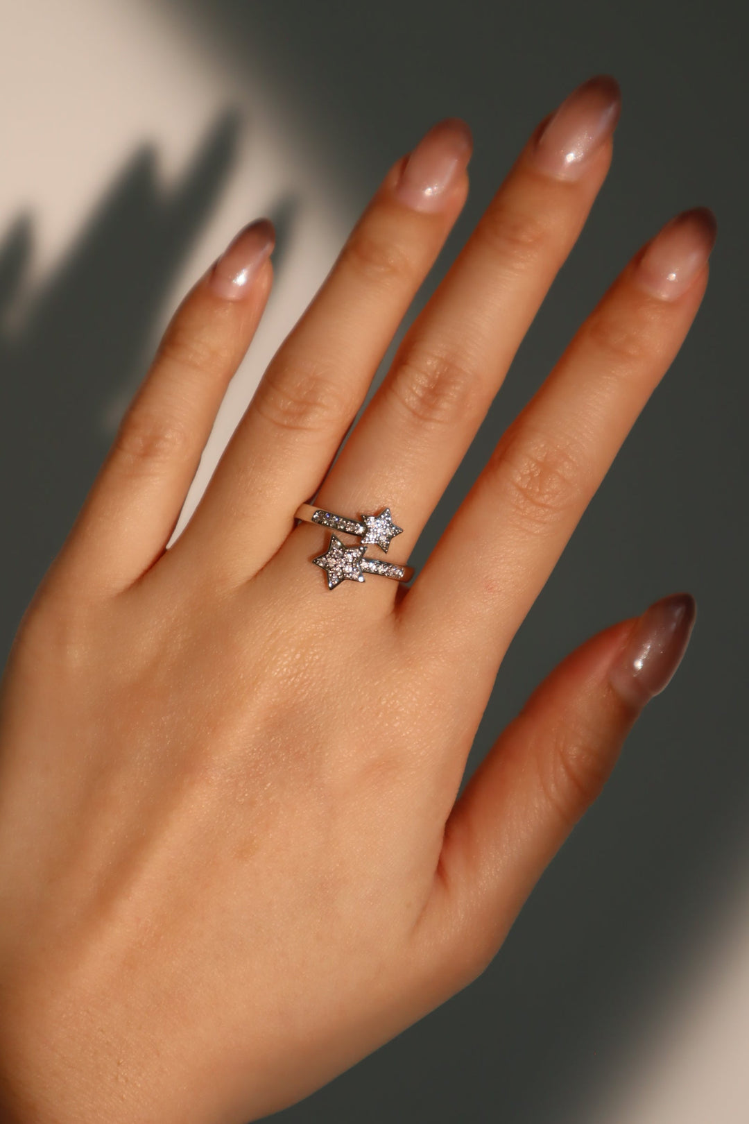 Anello stella cadente 2 in 1