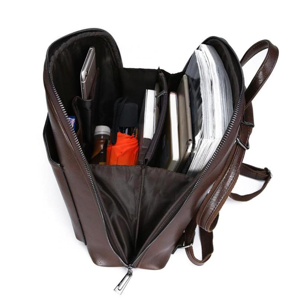 Zaino Classico con Doppia Zip - Design Sottile