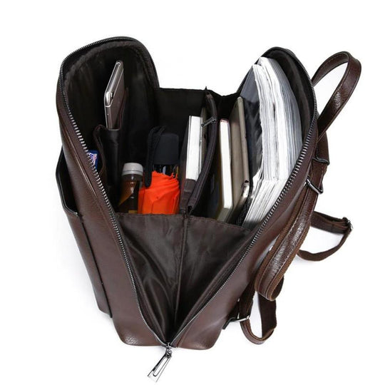 Zaino Classico con Doppia Zip - Design Sottile