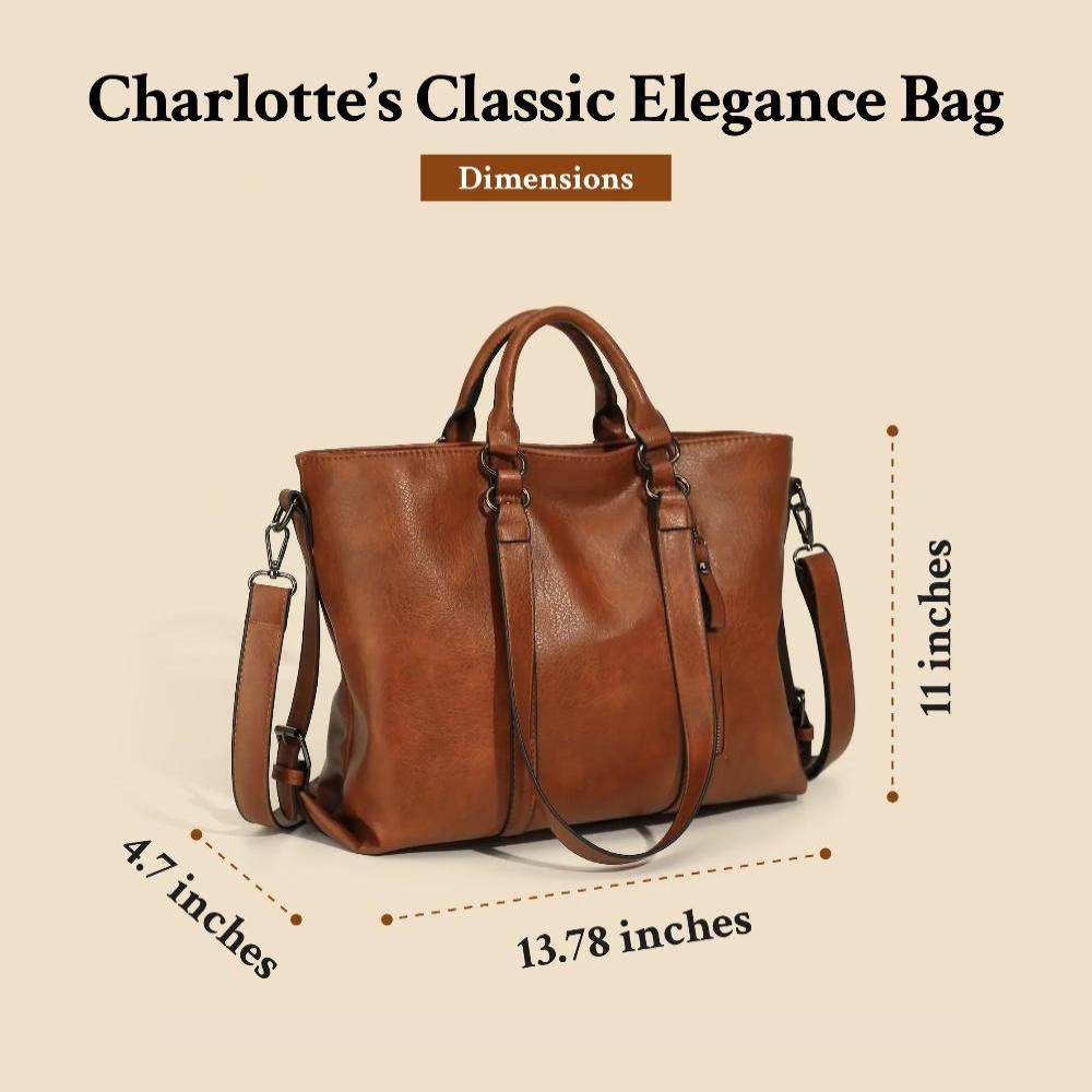 Eleganza Classica di Charlotte | Borsa Tote Vintage