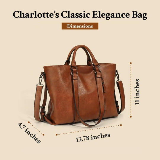 Eleganza Classica di Charlotte | Borsa Tote Vintage