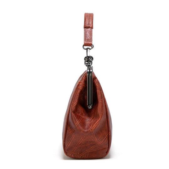 Borsa a Mano con Chiusura a Scatto Vintage