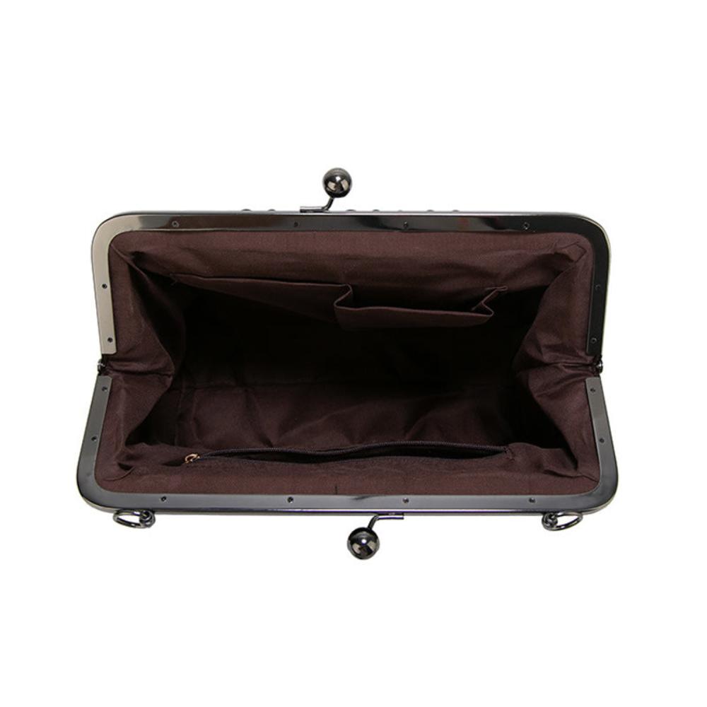 Borsa a Mano con Chiusura a Scatto Vintage