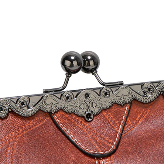 Borsa a Mano con Chiusura a Scatto Vintage