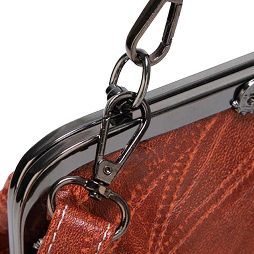 Borsa a Mano con Chiusura a Scatto Vintage