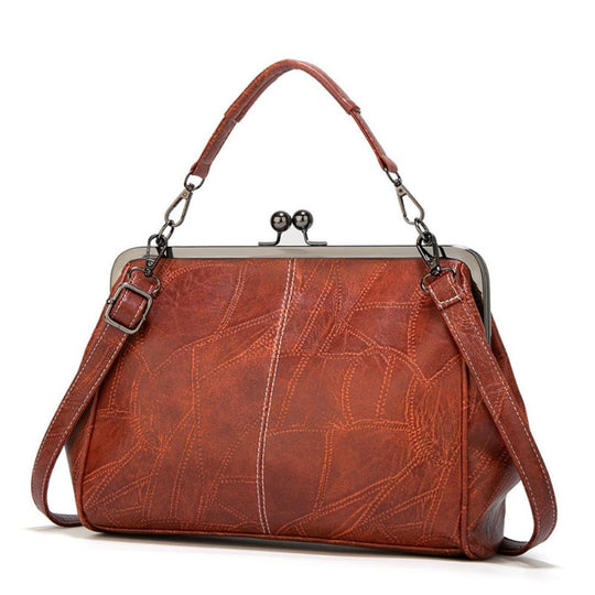 Borsa a Mano con Chiusura a Scatto Vintage