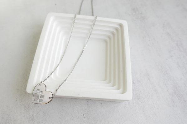 Collana Cuore con Zampa