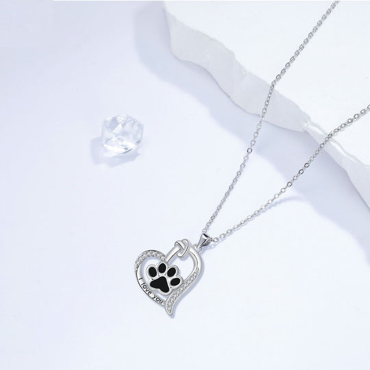 Collana Cuore e Zampa Fedele