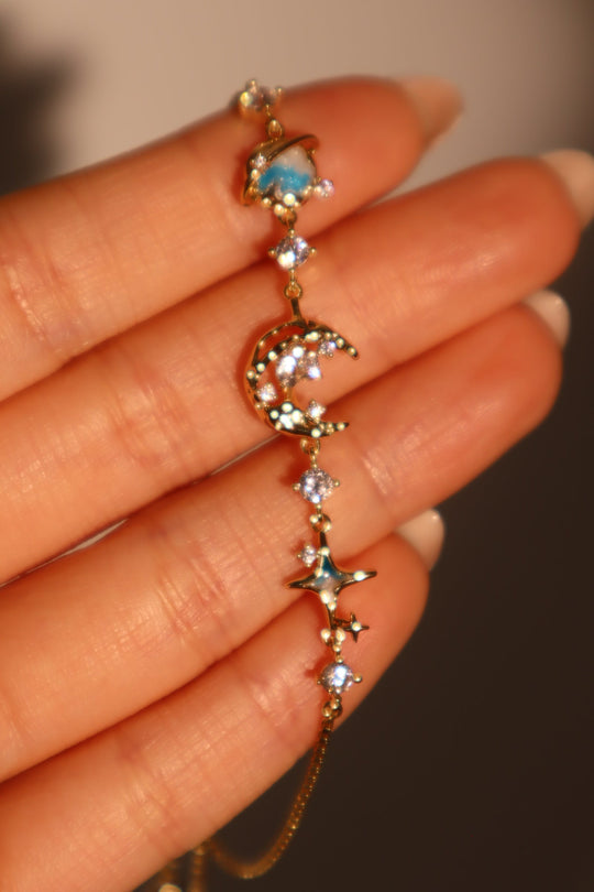 Bracciale Stella Luna Blu