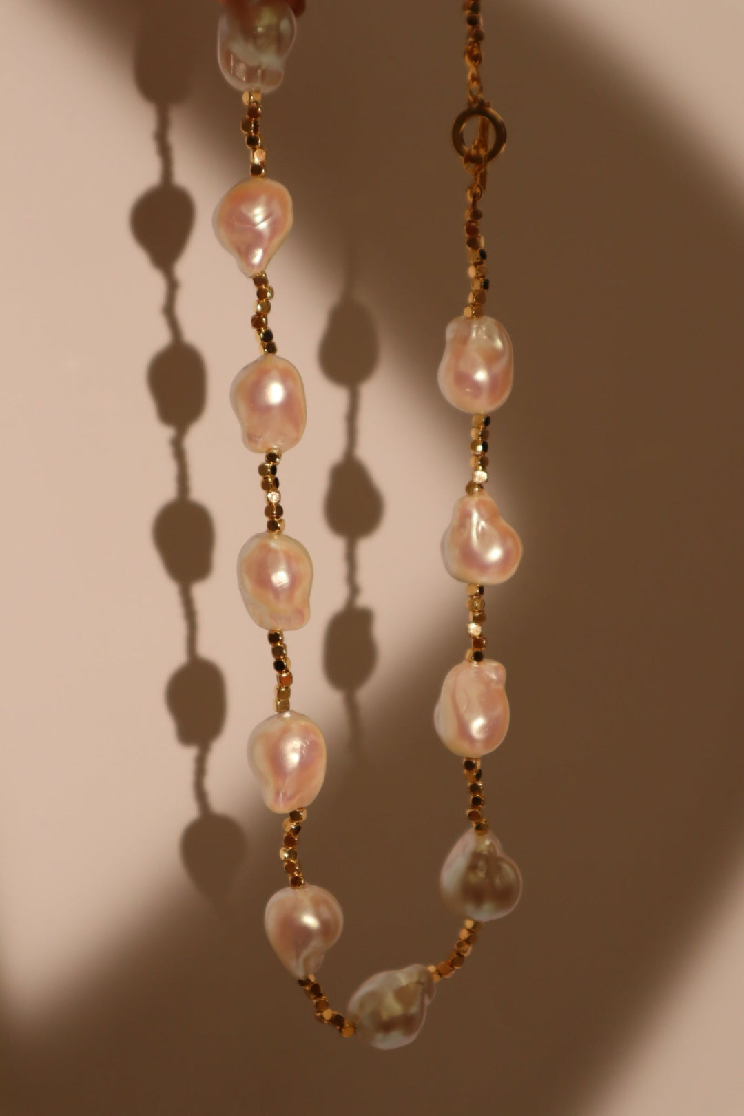 Collana di perle barocche multiple