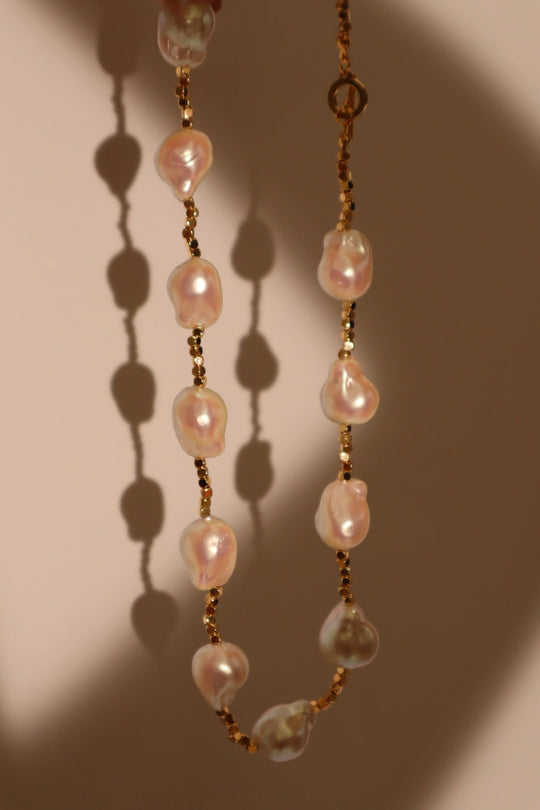 Collana di perle barocche multiple