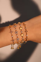 Bracciale con croce multidiamante