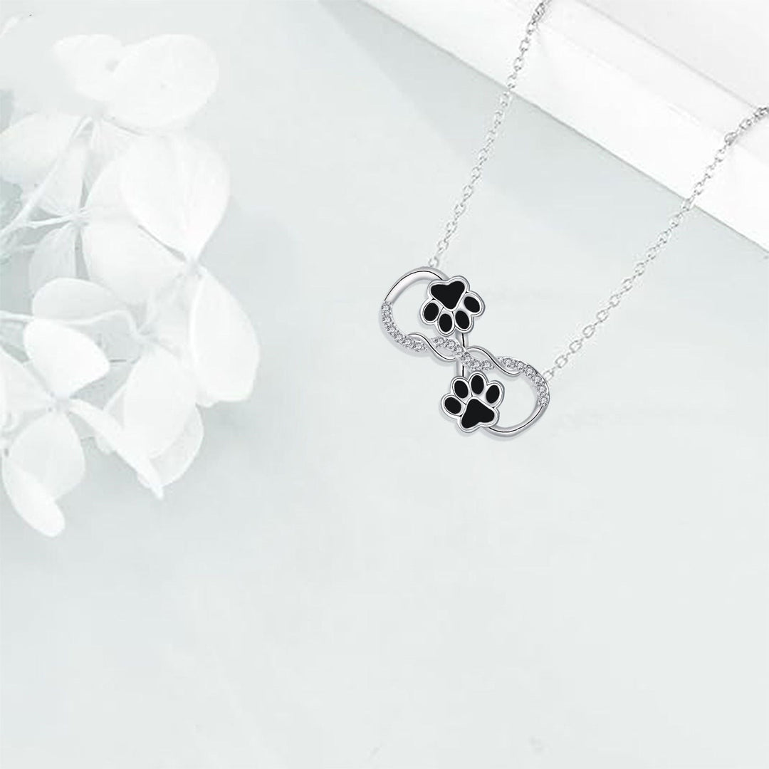 Collana Amore Infinito con Zampa