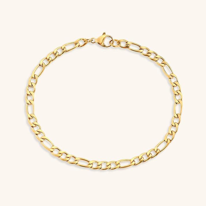 Bracciale a catena in oro Saturno