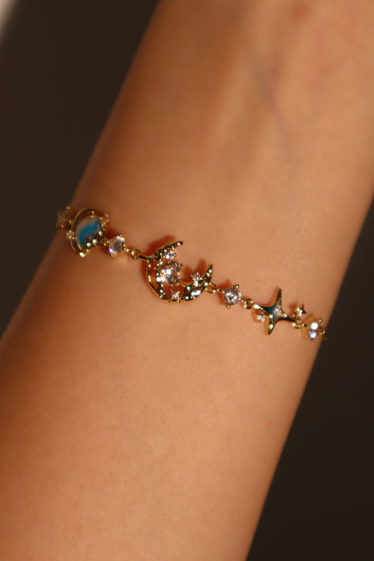 Bracciale Stella Luna Blu