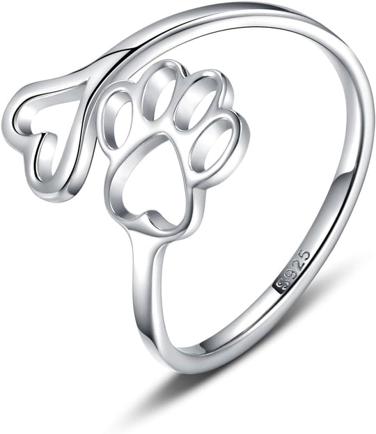 Anello Artigianale Cuore & Zampa