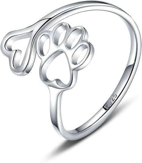 Anello Artigianale Cuore & Zampa
