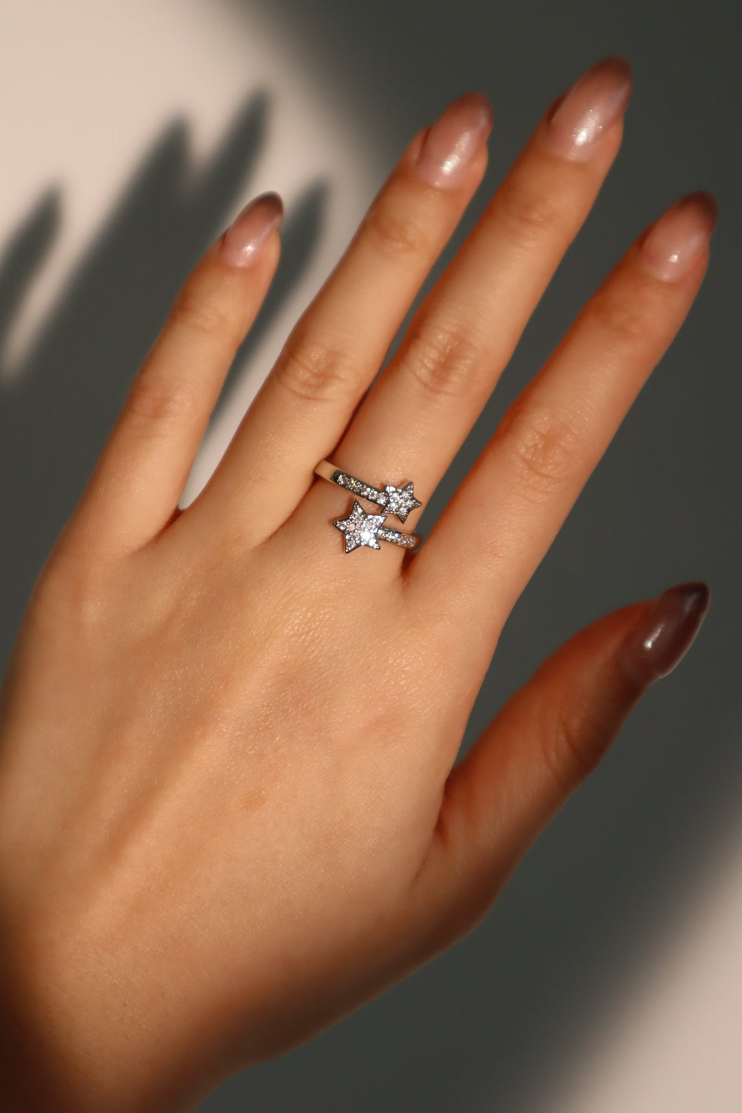 Anello stella cadente 2 in 1