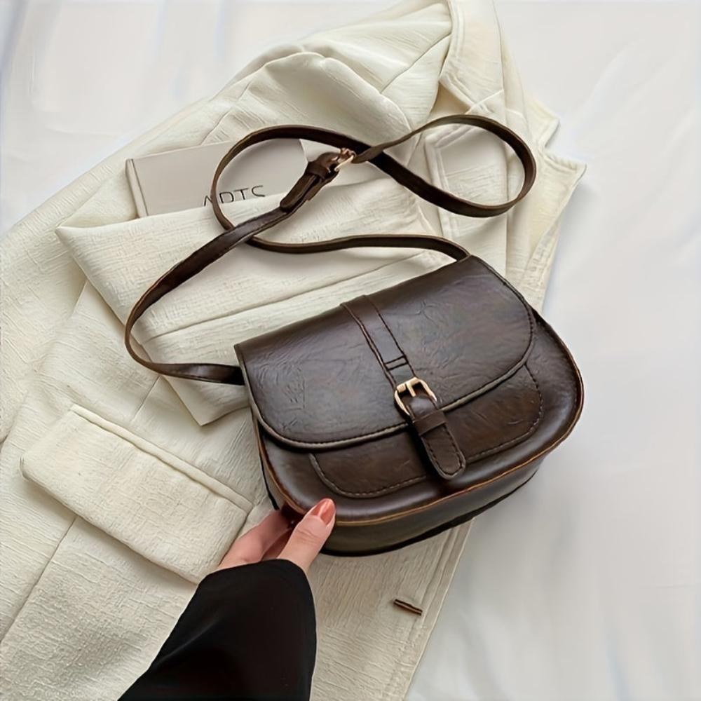 Borsa a Tracolla Stile Sella Classica Evelyn