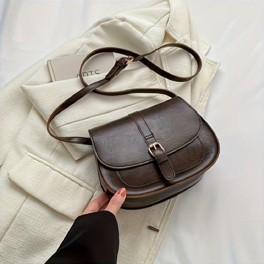 Borsa a Tracolla Stile Sella Classica Evelyn