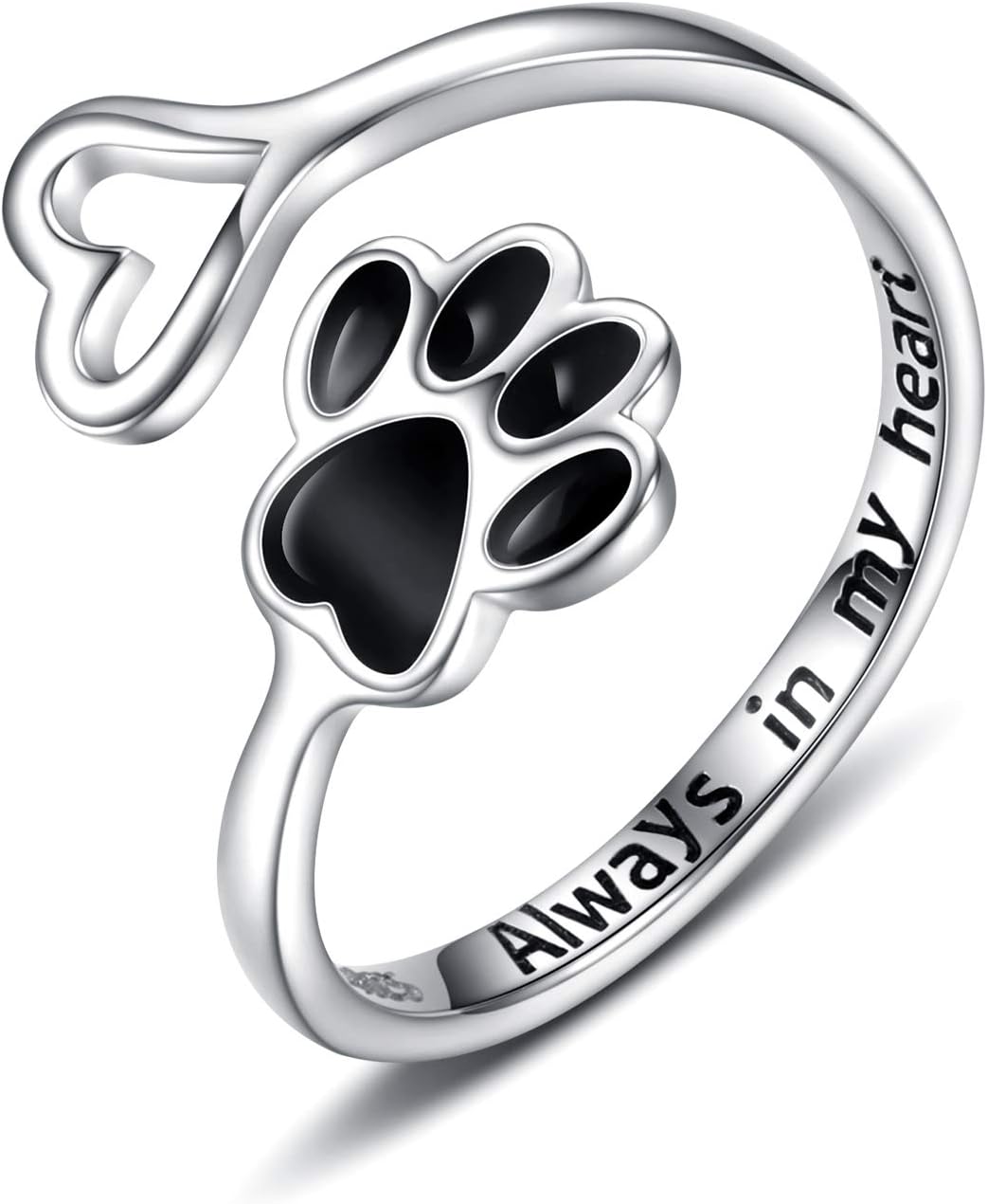 Anello Artigianale Cuore & Zampa