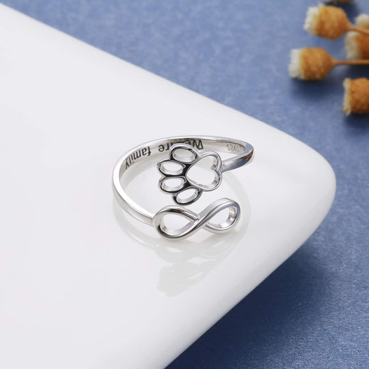 Anello Artigianale Cuore & Zampa