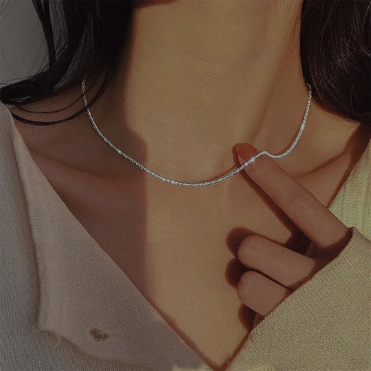 Collana con catena in oro Audrey