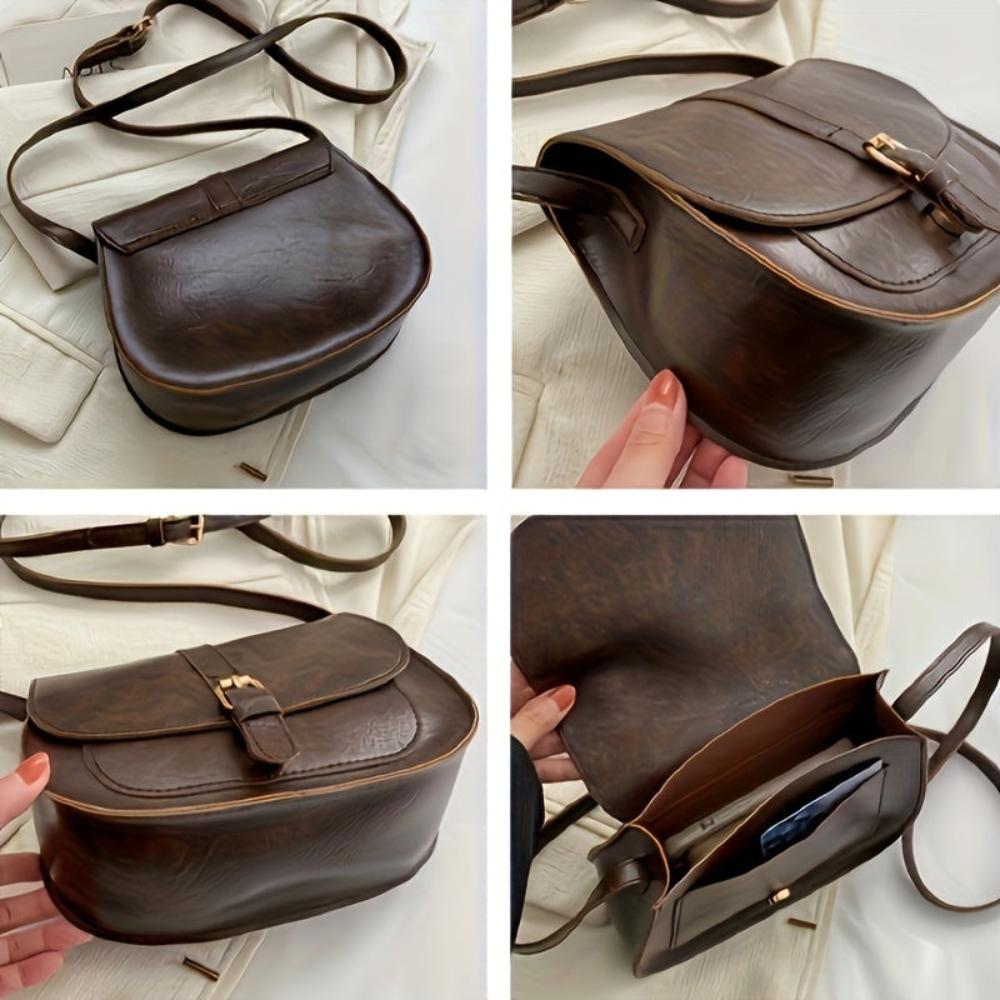 Borsa a Tracolla Stile Sella Classica Evelyn
