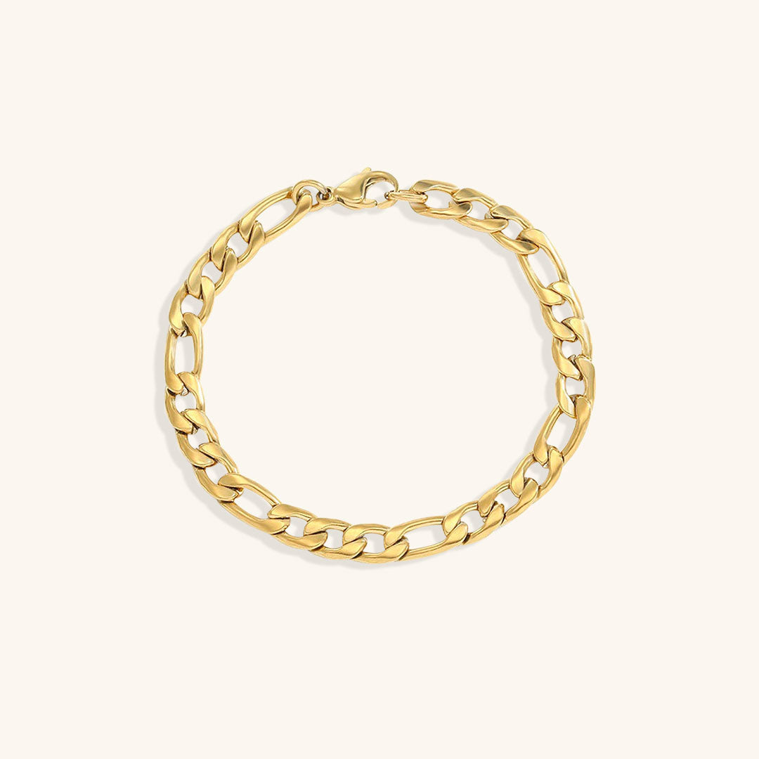 Bracciale a catena in oro Saturno
