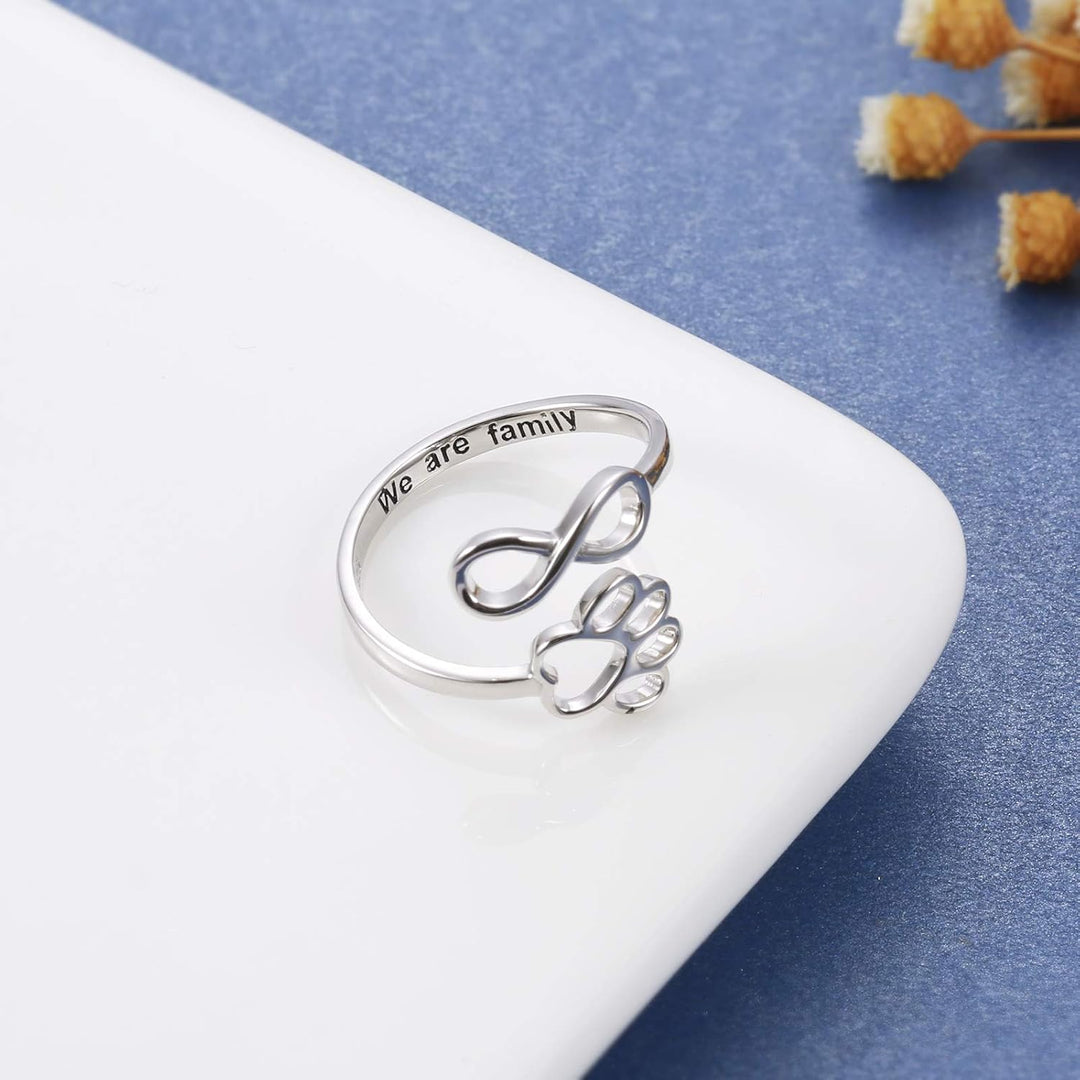 Anello Artigianale Cuore & Zampa