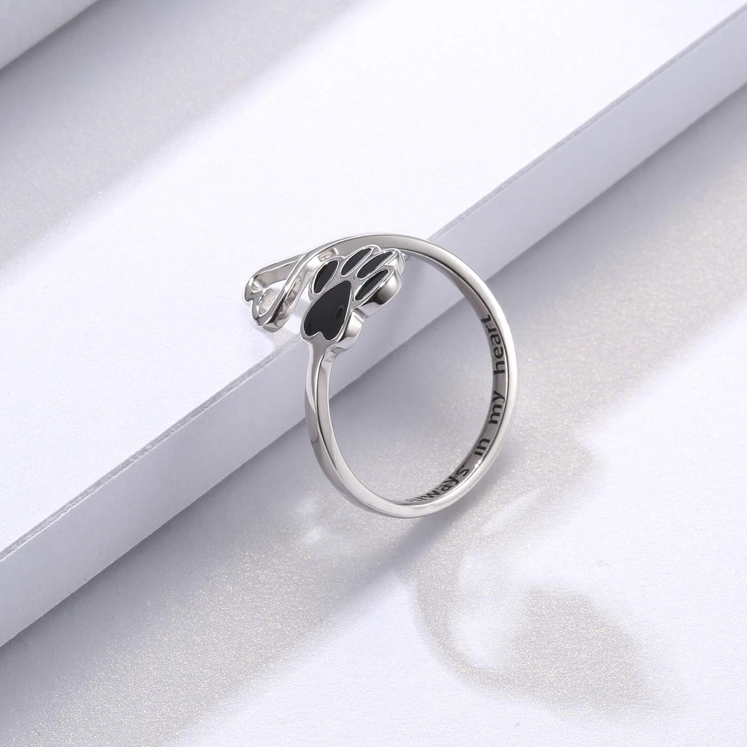 Anello Artigianale Cuore & Zampa