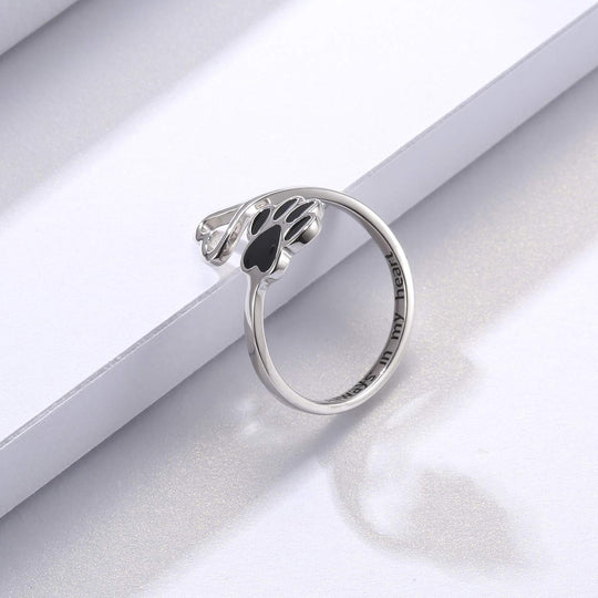 Anello Artigianale Cuore & Zampa