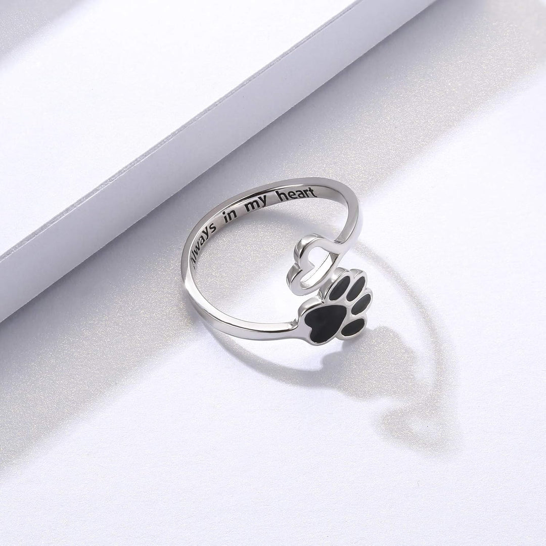 Anello Artigianale Cuore & Zampa