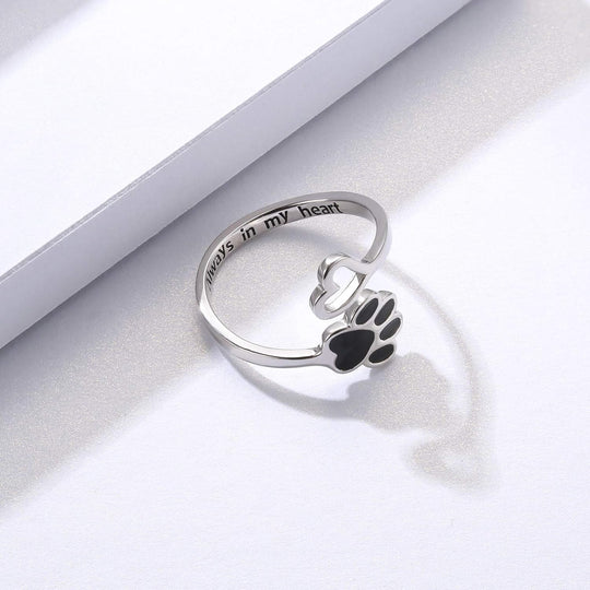 Anello Artigianale Cuore & Zampa