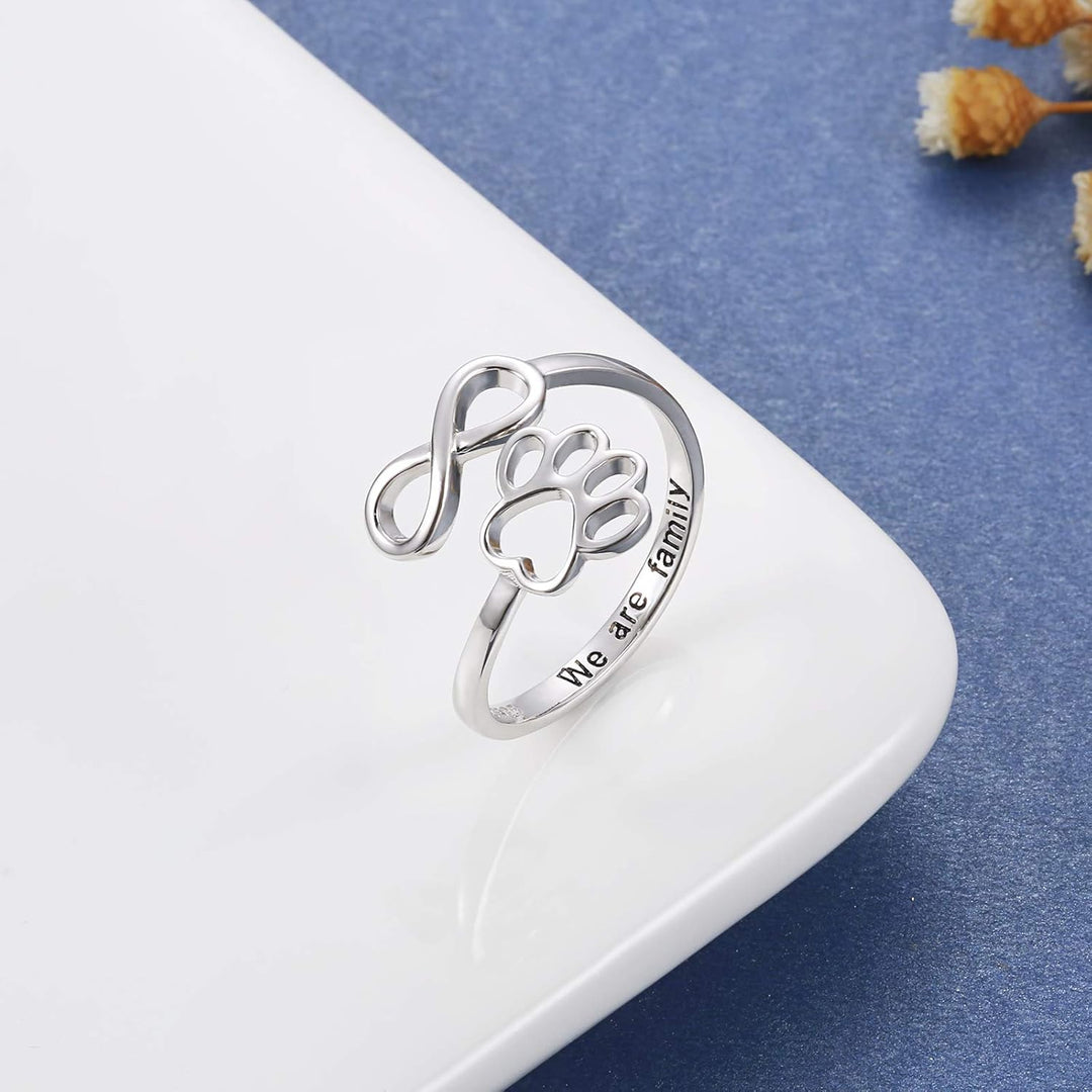 Anello Artigianale Cuore & Zampa