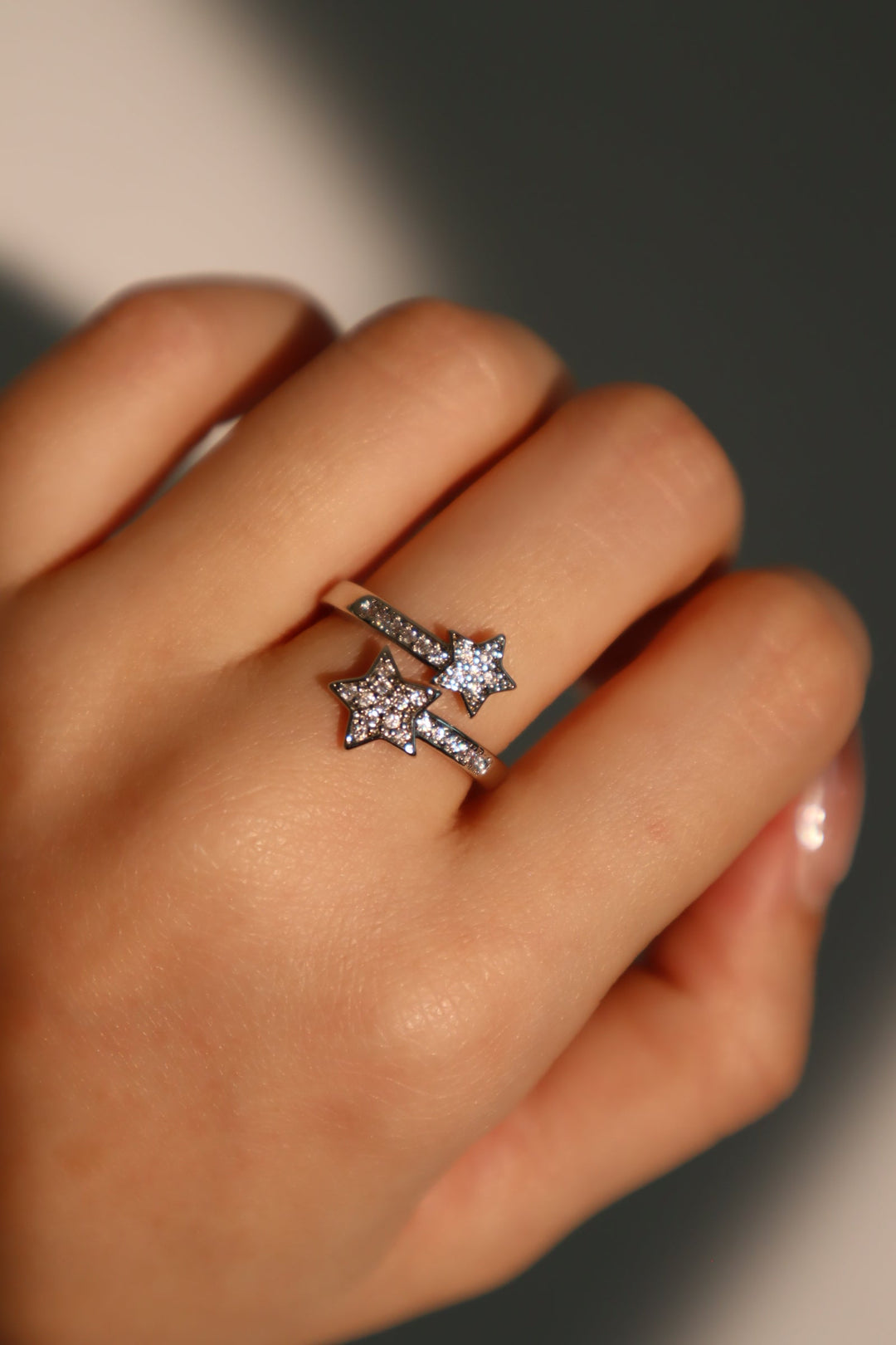 Anello stella cadente 2 in 1
