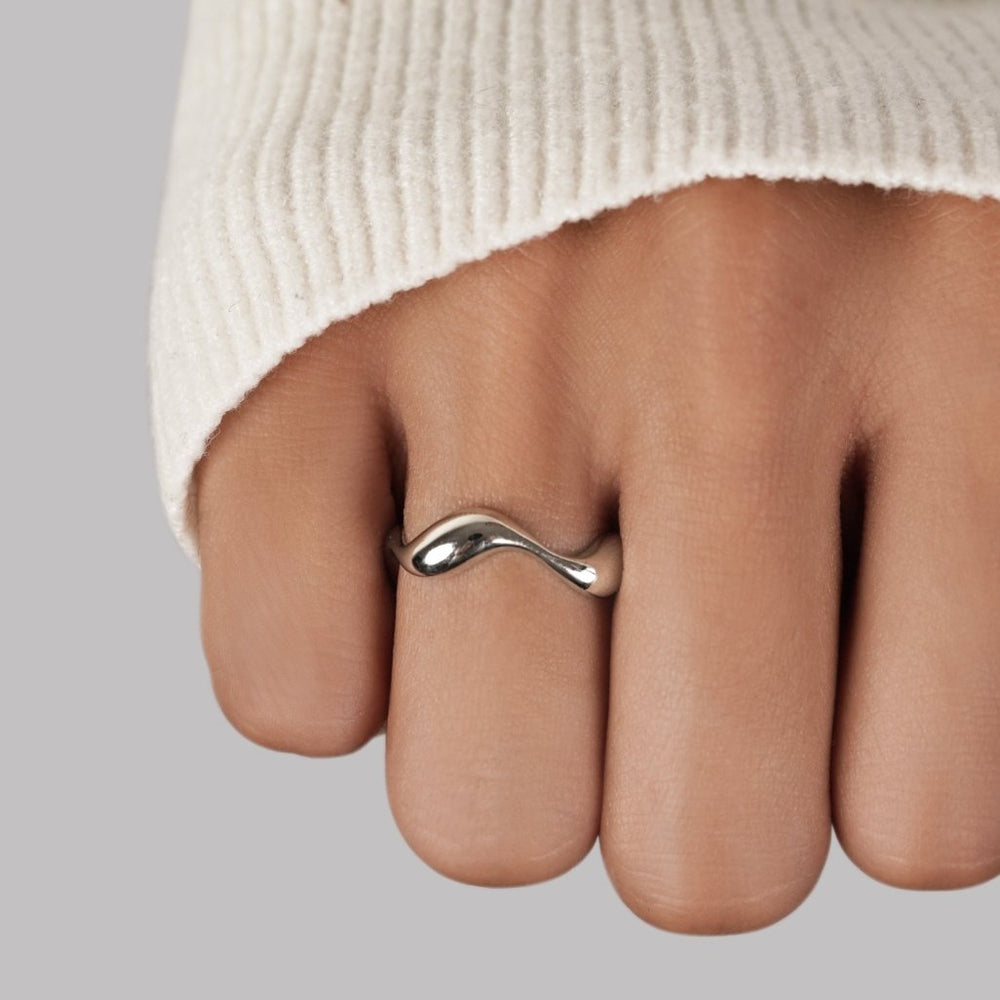 Anello Silver Wave
