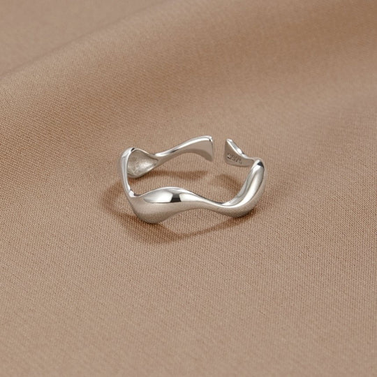 Anello Silver Wave