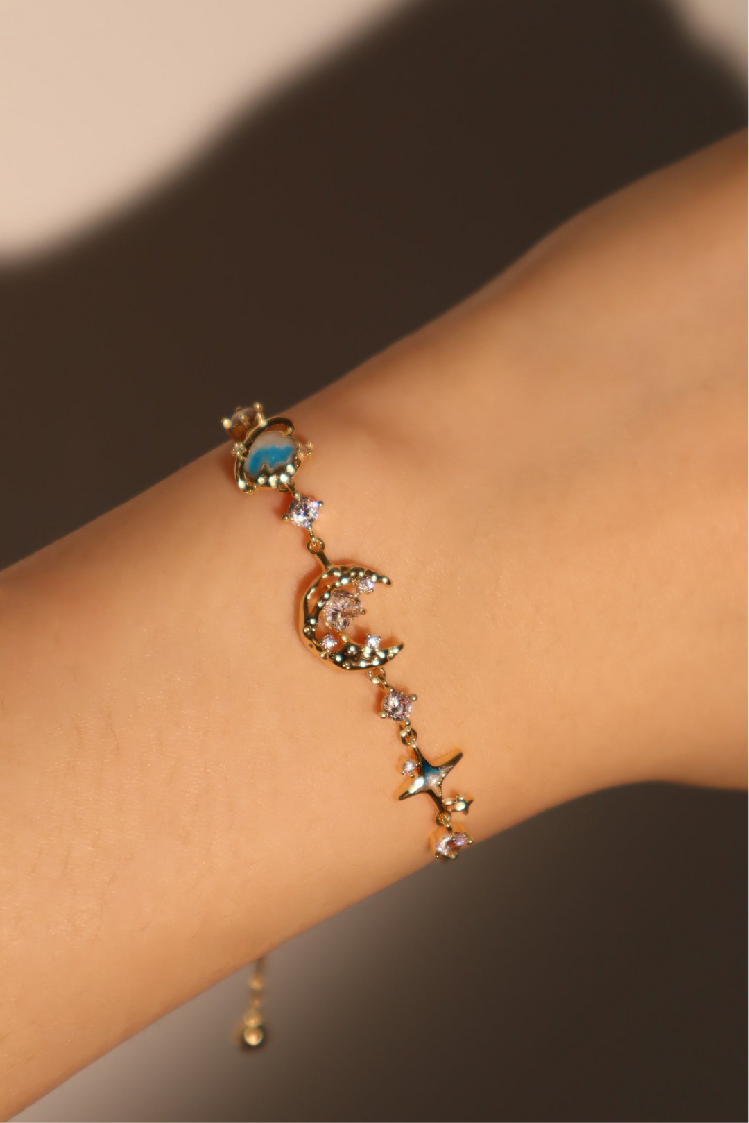 Bracciale Stella Luna Blu