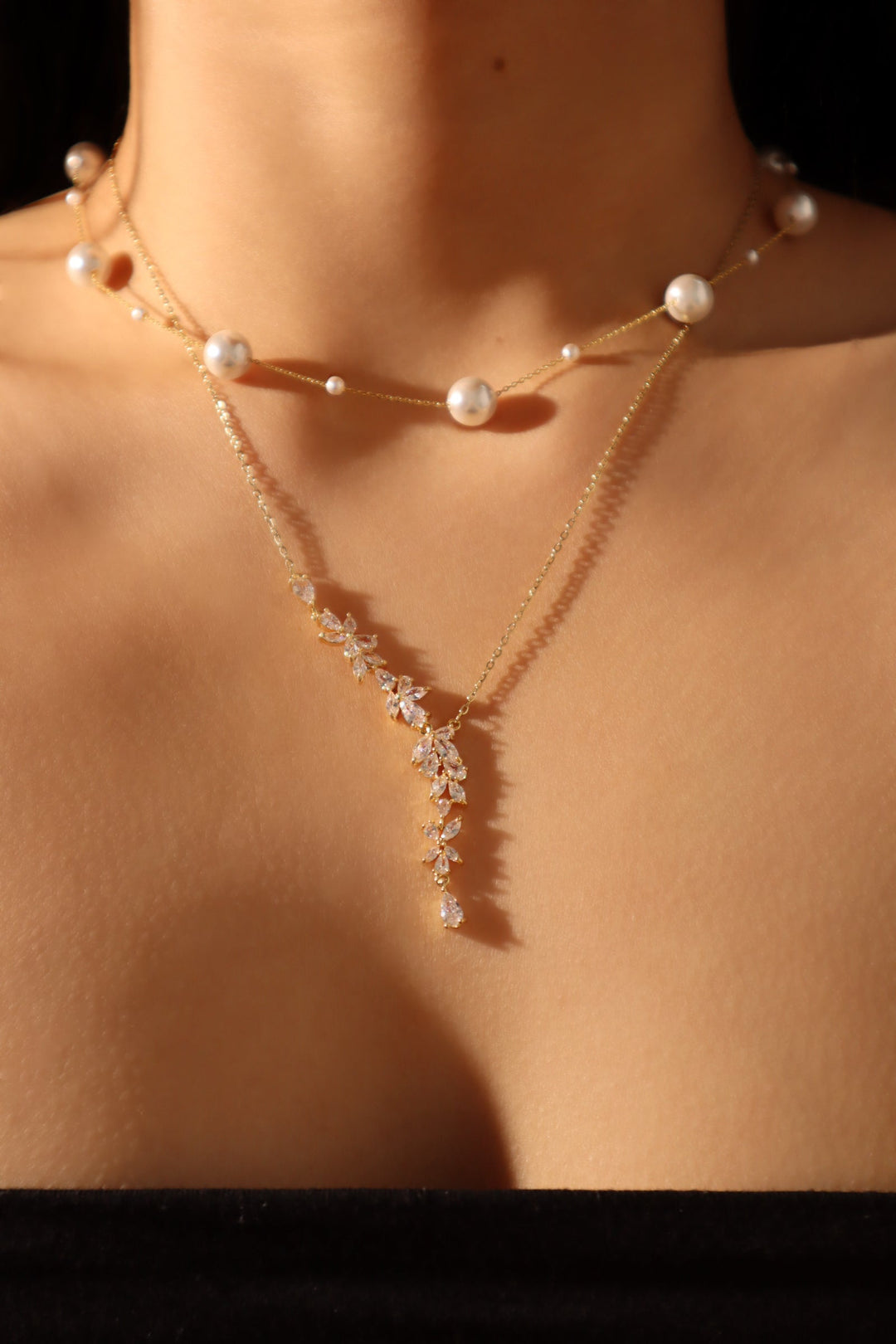 Collana di perle multiple