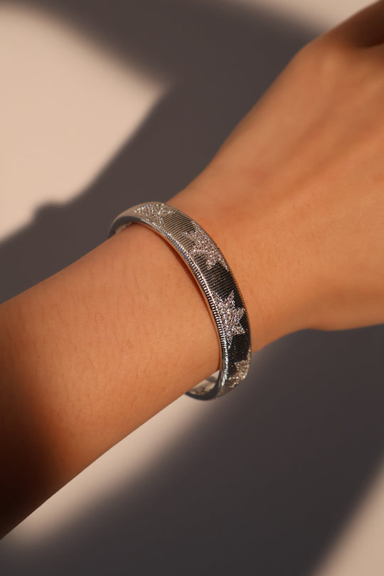 Bracciale a stella di diamanti