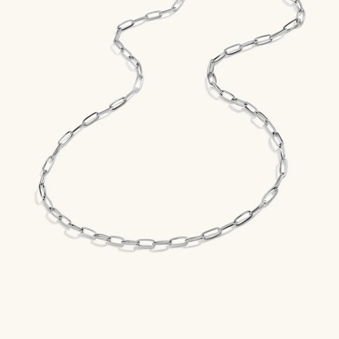 Collana con catena in oro ambrato