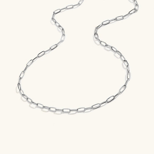 Collana con catena in oro ambrato