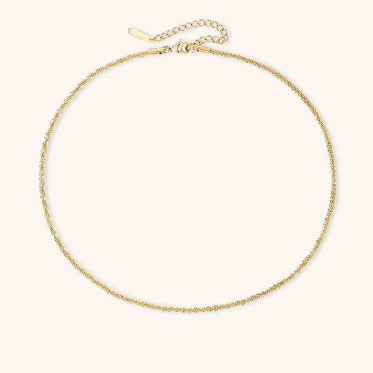 Collana con catena in oro Audrey